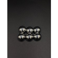Nesgo Moda Bombeli Metal Düğme Free Nickel 6 Adet 17.8 mm