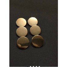 Nesgo Moda Polnet Button Gold Pulmetal Para Model Trençkot Kaban Ceket Düğme 6 Adet.