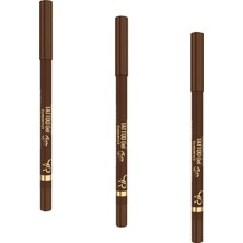 Tattoo Gel Eyepencil - 115 Rustic Brown - Uzun Süre Kalıcı Gel Göz Kalemi (3 Paketi)