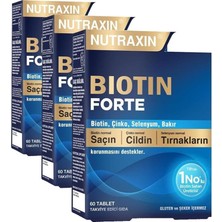 Biotin Forte – 5000 Mcg Biotin, Çinko, Bakır ve Selenyum Içeren Saç, Cilt ve Tırnak Tableti