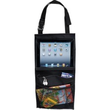 Araba Koltuk Arkası Şeffaf Koruyucu Kılıf Tablet Tutucu Stand Araç Içi Düzenleyici Organizer