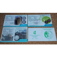 Gündüz Ticaret Tc Darphane Hatıra Para Sertifika Lotu 4 Adet Görseldeki Ürün Gönderilecektir / 9