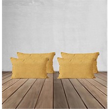Goccia Home 4'lü Kırlent Kılıfı Dekoratif Bohem Soft Koltuk Sırt Hediyelik Punch Yapılabilir Çok Renkli