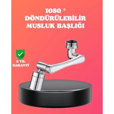 Eco Lounge 1080° Dönebilen Püskürtme Filtreli Musluk Başlığı Su Tasarruflu