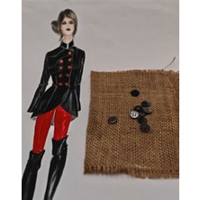 Nesgo Moda Doğal Midye Kabuğu Hakiki Fume Renk Mat 11.5mm 18 Boy 20 Adet SS10