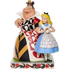 Jim Shore Disney Traditions Alice Harikalar Diyarında 'kaos ve Merak' Figürü, Renkli, 14 x 15 x 2