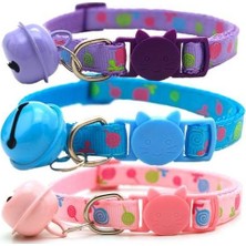 Glipet Candy Dokuma Kedi Boyun Tasması 19X1 cm Yeşil