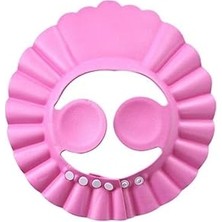 Renas Store Pembe Renk Banyo Şapkası Kız Çocuk Bebek Güvenli Şampuan Şapkası Bebek Ayarlanabilir Şampuan Koruyucu Şampuan Koruması Çocuklar Için Saçları Gözyaşsız Yıkayın 0-6 Yaş