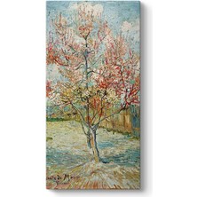 Pembe Şeftali Ağaçları Tablosu 70 x 70