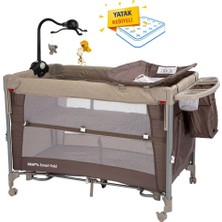 Kraft Smart Fold Anne Yanı Oyun Parkı 60 x 104 cm Bej