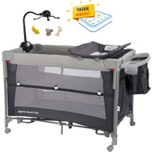 Kraft Smart Fold Anne Yanı Oyun Parkı 60 x 104 cm Gri