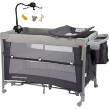 Kraft Smart Fold Anne Yanı Oyun Parkı 60 x 104 cm Gri