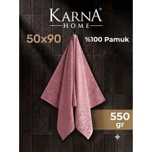 Pamuklu Havlu Karna Home "firuze" 50X90