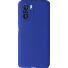 The Gencoo Xiaomi Poco F3 Kılıf First Silikon - Lacivert