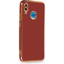 The Gencoo Huawei P20 Lite Kılıf Volet Silikon - Kırmızı