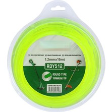 Misina Motorlu Tırpan Yuvarlak Misina 1.2 mm 15 Metre Çim Ot Biçme Teli