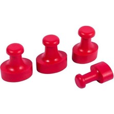 Mühür Kauçuk Alaşım Kırmızı Kaşe Oval 15X25MM