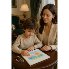 Sidelya Aksesuar Pastel Boya Seti, 12 Renkli, Okul ve Sanat Kullanımına Uygun, Çocuklar Için, Pastel Boya Kalemi, Kolay Uygulanabilir, Canlı Renkli, Yüksek Kalite, 12'li