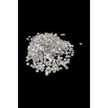 Nesgo Moda 8 mm Ortadan Delikli Janjan Düğme (25 Adet)