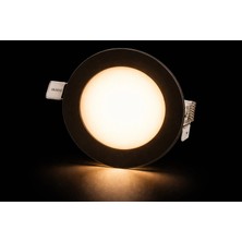 Eco Lounge 1 Adet Cata Ct 5125 Sıva Altı 6W Siyah Kasa LED Spot 3200K Gün Işığı