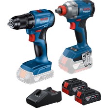 Bosch Gdx 18V-285 + Gsr 185-LI Akülü Somun Sıkma ve Vidalama Kombi Set (2X5.0AH) (0 601 9k3 026)