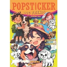 Elivora Dog Friends Boyama Kitabı Popsticker