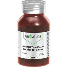 Magnezyum Malat Takviye Edici Gıda 200 Mg 60 Tablet P10617