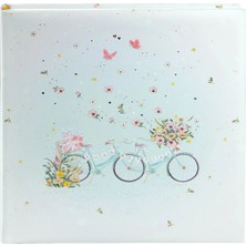 Goldbuch Floral Tandem Cepli Fotoğraf Albümü 200 Fotoğraf 10X15 cm 23X23 cm Not Yazma Alanlı