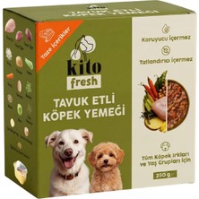 Kito Fresh Tavuk Etli Köpek YEMEĞI%100 Taze Içerikli Mama 250 gr
