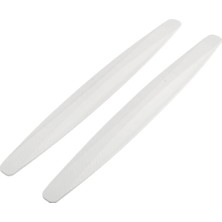 Kazan Hobi Luti Concept Karbon Desenli Esnek Tampon Koruma Bandı Ön Veya Arka Tampon Koruyucu Şerit Yumuşak Bant Araba Tampon Köşe Koruyucusu Sürtünme ve Çarpışma Önleyici, 2'li Set (Beyaz)