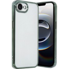 Renas Store Iphone 16E Kılıf Razer Lensli Silikon - Yeşil