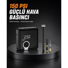 Hatıra Kutusu Dijital Ekranlı Diyafram Tip Kompresör 150 Psı Güçlü Motorlu - Lisinya