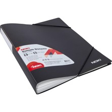 1001 641100-NN-190 Sunum Dosyası, Siyah, 100 Yaprak