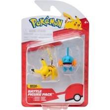 1001 Battle Figürleri Paketi: Pikachu ve Hydropi, 2 Detaylı Figür
