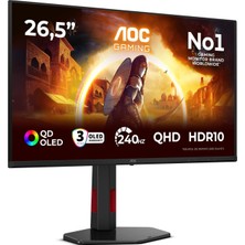 Q27G4ZDR 26.5″ 0.03MS 240Hz Qhd O-Led 2k Gaming Monitör