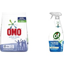 1001 Active Fresh 5,5 Kg(1) Cif Power Shine Cleanboost Sprey Temizleyici Banyo Için Temizleyici ve Kire