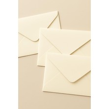 1001 Minik Zarf, 7x9 cm 25 Adet (Krem)