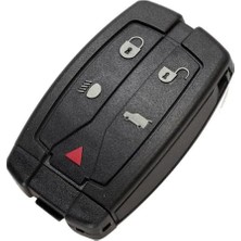 1001 Autohan Keys Land Rover Freelander 2 Uyumlu Akıllı Anahtar Kumanda Kabı, Siyah, Plastik, 5 Tuşlu