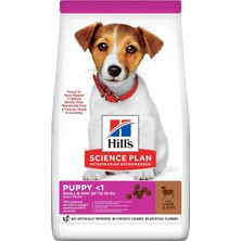 1001 Küçük Irk Kuzulu & Pirinçli Yavru Köpek Maması 1+0,5 kg