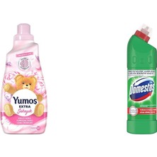 1001 Extra Konsantre Çamaşır Yumuşatıcısı Şakayık 1440 Ml(1) Domestos Yoğun Kıvamlı Çamaşı