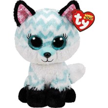 1001 Beanie Boo Atlas Aqua Chevron Tilki 15 cm