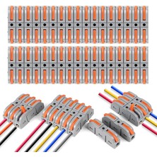 1001 Elektrik Konnektör Terminali, 34 Parçalı Kollu Kablo Konnektörleri, Kompakt Kablo Terminalleri,