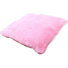 Kedi Köpek Uyku Minderi Yıkanabilir Fermuarlı Yumuşak Yatağı Welsoft 35X40 cm 1 Adet (Pembe)