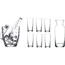1001 Paşabahçe Rakı Bardak ve Buz Kovası Seti 9 Prç