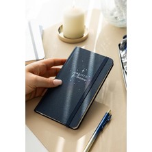1001 Charmlı Süresiz Haftalık Planlayıcı Cep Ajanda 9X17 cm Lacivert