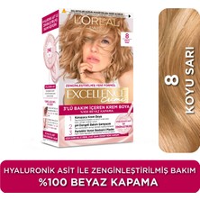 1001 L’oréal Paris Excellence Creme 8 Koyu Sarı Saç Boyası