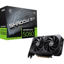 1001 Geforce Rtx 5060 8g Shadow 2x Oc - 8gb Gddr7 (28GBPS/128-BIT), Pcıe 5, Boost: 2535 Hz, HDMI 2.1b, Di