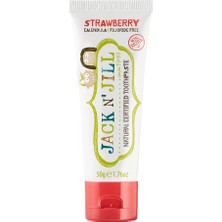 1001 Jack N Jill Doğal Sertifikalı Çilek Aromalı Diş Macunu - 50G