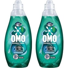 1001 Express Fresh Kötü Koku Karşıtı Beyaz ve Renkliler Sıvı Çamaşır Deterjanı, 1480 ml 2li Pa