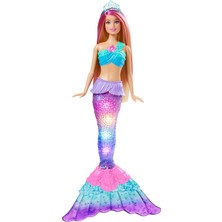1001 Dreamtopia Işıltılı Deniz Kızı Barbie™ Işıltılı Deniz Kızı Bebek, Işıklı, 3-7 Yaş